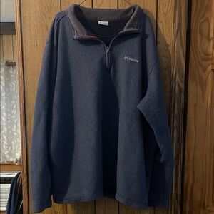 Columbia Navy Quarter-Zip Fleece